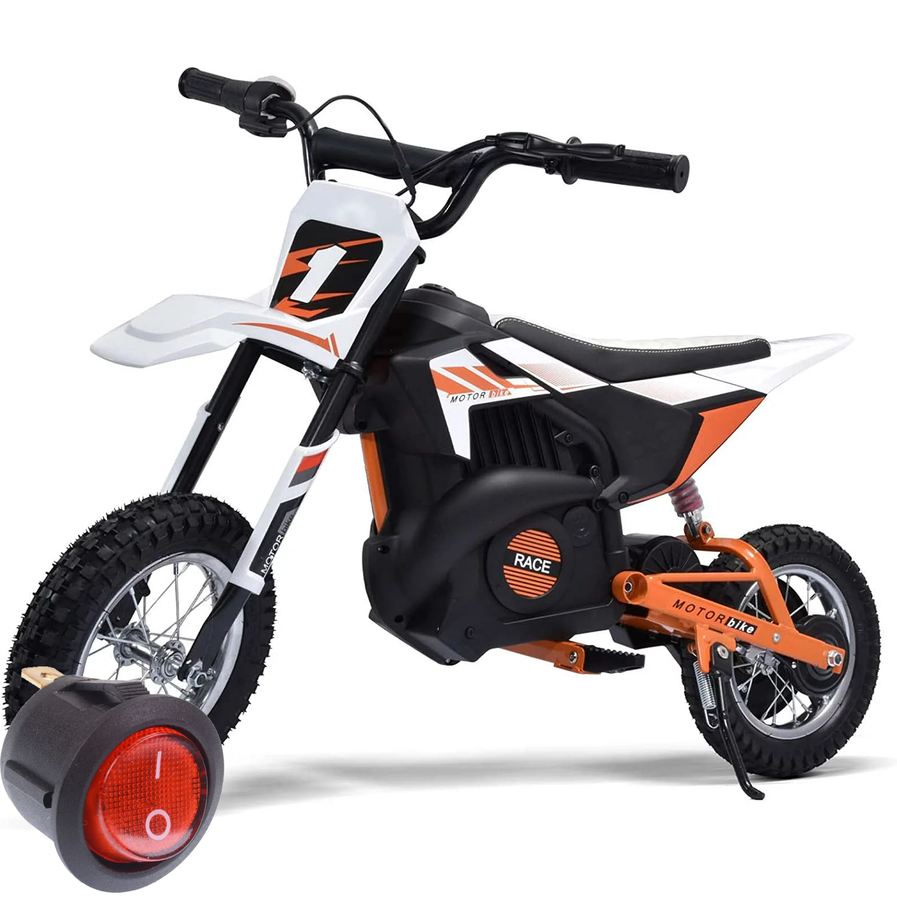 Replacement On/Off Switch for 24v 250W Chain Driven Dirt Bike